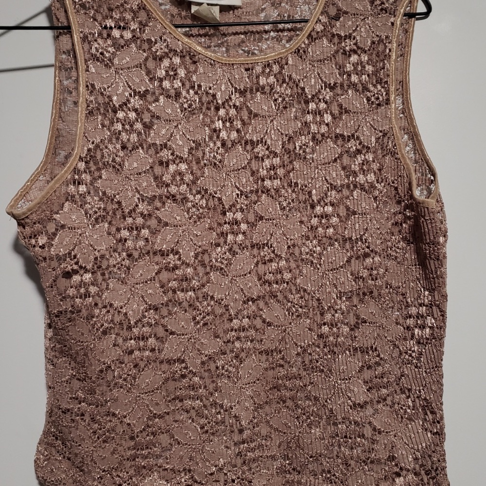 Lace top.